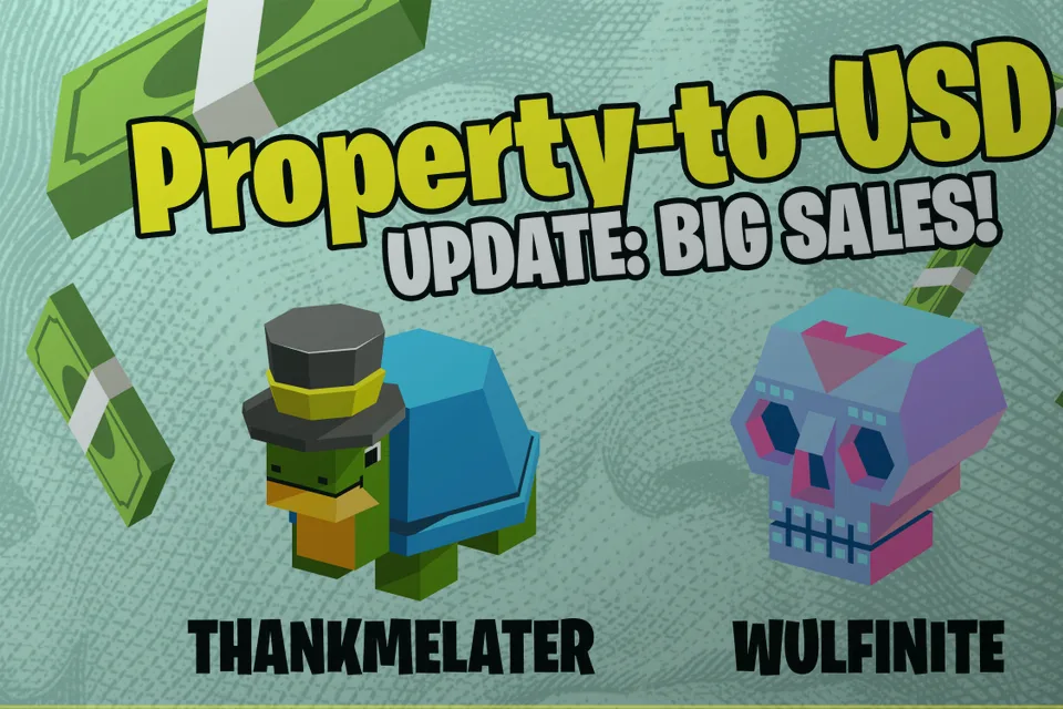 Archive visual from Upland property-to-USD marketplace update